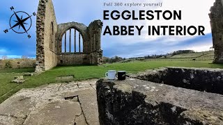 Eggleston Abbey Interior- A room with a view (Explore for yourself 360 Video)