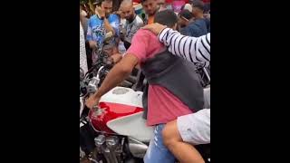 HONDA CB 1300CC TIRANDO DE GIRO! #SHORTS