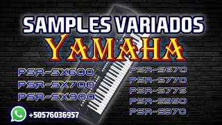 Samples variados / Para que aproveches al máximo tu Yamaha psrsx600 / Tienda de ritmos y samples