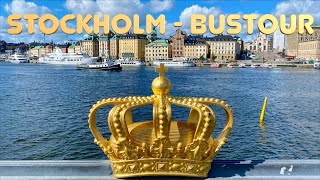 Stockholm: Bustour bei strahlend blauem Himmel (4K) #stockholm #sightseeing