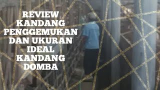 REVIEW SETENGAH KANDANG PENGGEMUKAN DOMBA