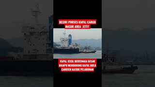 🔴KAPAL KECIL BERTENAGA BESAR MAMPU MENDORONG DAN MENARIK KAPAL BESAR#shortvideo #shorts #tugboats