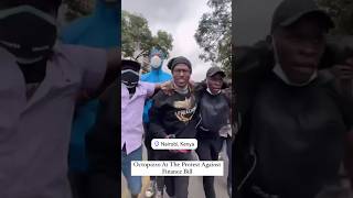 OCTOPIZZO AT THE PROTEST AGAINST THE FINANCE BILL 2024KENYA- #kenyantrends #kenya #kenyanews #kenyan