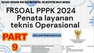 LATIHAN SOAL PENATA LAYANAN OPERASIONAL PPPK 2024 | & PEMBAHASANNYA | #pppkteknis #pppk #p3kteknis