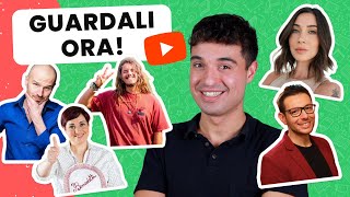 Watch these Italian YouTubers to improve your Italian (ita audio)