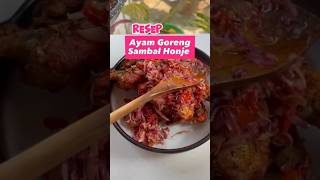 RESEP AYAM GORENG SAMBAL HONJE