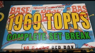 1969 Topps Set Break 2 Boxes