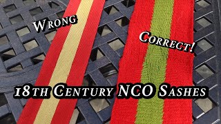 Everything to Know About: 18th Century Serjeant Sashes