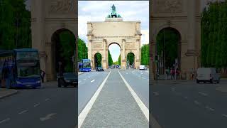 München: Leopoldstraße Richtung Siegestor (4K) #siegestor #leopoldstrasse #münchen