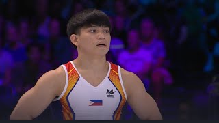 Carlos Yulo 14.500 4th Floor Exercise Finals World Championships Antwerp 2023