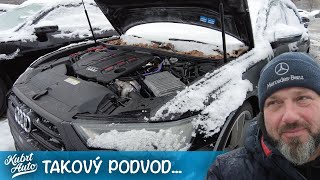 Audi S6 ODEŠEL motor v přímém přenosu... všude LED, zastihl nás mrznoucí déšť! Audi A6 55TFSI e