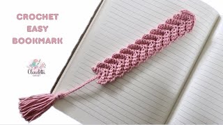 Crochet Easy Bookmark  / Beginner Tutorial 💕