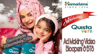 Himalaya Quista Kidz Ad Making video | Behind the scenes & Bloopers| UnicornHijabi |Unicornbaby Alia