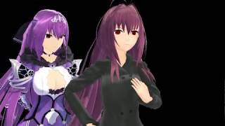 MMD Why Scathach and Red Kaito aren't a thing MOTION BY ♡ мoмoe-cнan ♡