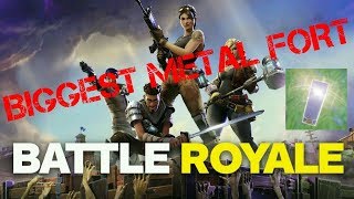 (EPIC METAL FORT) FORTNITE BATTEL ROYAL