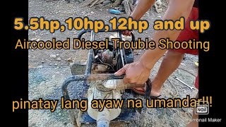 Aircooled Diesel trouble shooting 5.5hp,10hp,12hp and up  TUTORIAL