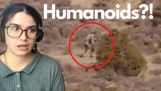 15 Creepy Humanoids Caught on Tape |  Chills reaction