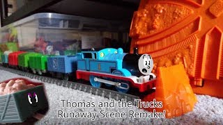 Thomas & Friends | Thomas and the Trucks Runaway Scene Remake! (Trackmaster, TOMY, Plarail)