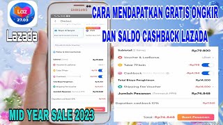 Cara Mendapatkan Gratis Ongkir Dan Saldo Cashback Lazada