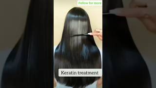 Keratin HairTreatment at Home 🏠 #youtubeshorts #shorts #longhair