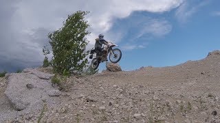 Hero Session at the pit & Wheelies! Yamaha XT350 dual sport