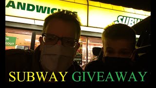 SUBWAY GIVEAWAY - Challenge 1