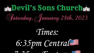 Devil's Sons Church "1/28/2023"