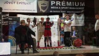 Hujber János 510kg @ 80,85kg. 2017. évi férfi RAW Erőemelő Magyar Bajnokság