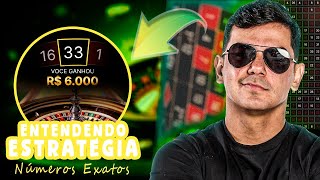 -- ROLETA AO VIVO -- ENTENDENDO ESTRATEGIA + NUMERO EXATO!