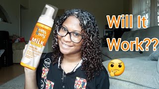 Wash N Go Attempt|Lotta body With Honey & Milk Curl Defining Mousse