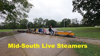 Passengers on the Mid-South Live Steamers - Maury County Park