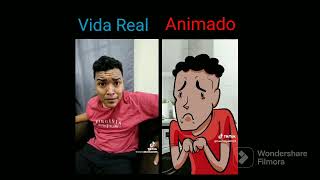 Alfredo Larin Arena infinita ( Vida Real VS Animado ) "Cartoon And Real Life" Parte 5