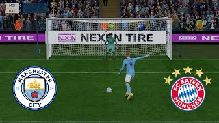 FIFA 23 - MAN CITY VS BAYERN MUNICH | UEFA CHAMPIONS LEAGUE 2023 | PENALTY SHOOTOUT | GAMEPLAY PC