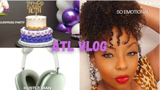 ATL Vlog| $40 AirPods Max + Surprise Birthday Party