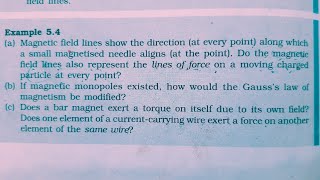 Magnetic field lines show the direction (at every point) along which a small magnetised needle align