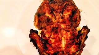 How to make grilled  chicken//Whole chicken grilled in oven