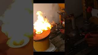 Waste Oil Burner | Clean Burn #Shorts