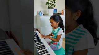 Twinkle Twinkle Instrumental by 5yrs Old Bruhati| #Shorts| Famous English Rhyme