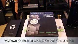 RAVPower Qi Enabled Wireless Charger Charging Pad