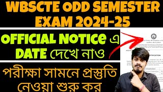 Wbscte Semester Exam 2024-25 Official Date | WBSCTE New Notice| WBSCTE New Update| WBSCTE Semester