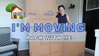 I'M MOVING 🏡💙PACK WITH ME PART 1🚚🙌🏼