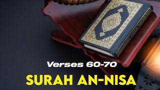 Surah An-Nisa Verses 60 to 70 with Tajweed | Learn Quran  #tajweed #quran