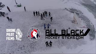 All Black Hockey Sticks / Pond Hockey Skills