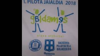 I. Eskupilota jaialdia Galdames 2018