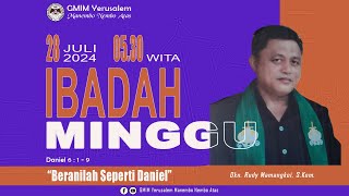 IBADAH MINGGU SESI 1 | GMIM YERUSALEM MANEMBO - NEMBO ATAS  | 28 JULI 2024