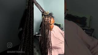 #distressedlocs #softlocs #knotless #braids