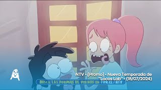 NTV • [Promo] • Nueva Temporada de "Locos Lab" • (18/07/2024)