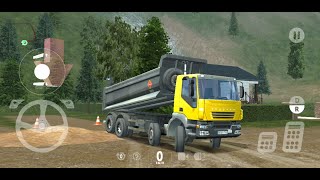 game realistis mengendarai truck tanah - heavy machine & mining simulator - android gameplay