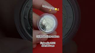 2€ brutta ma rara legge Protezione natura finlandese 2023 #monete #rare #coin #coins