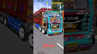 New Ashok Leyland truck mod for Bussid full speed